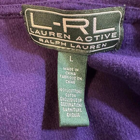 ralph lauren sweatshirt women large hoodie zip - Picture 4 of 4